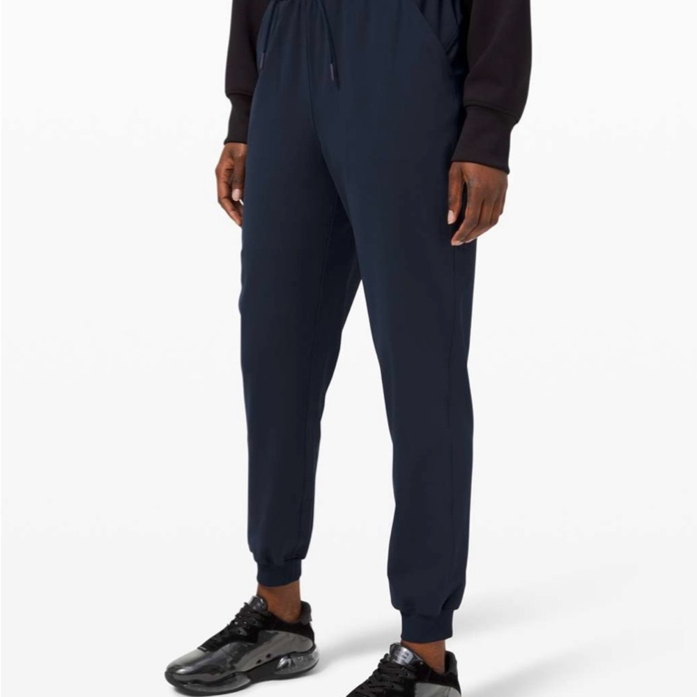 Lululemon Athletica Keep Moving Jogger Track Pants Size 8 Navy Blue